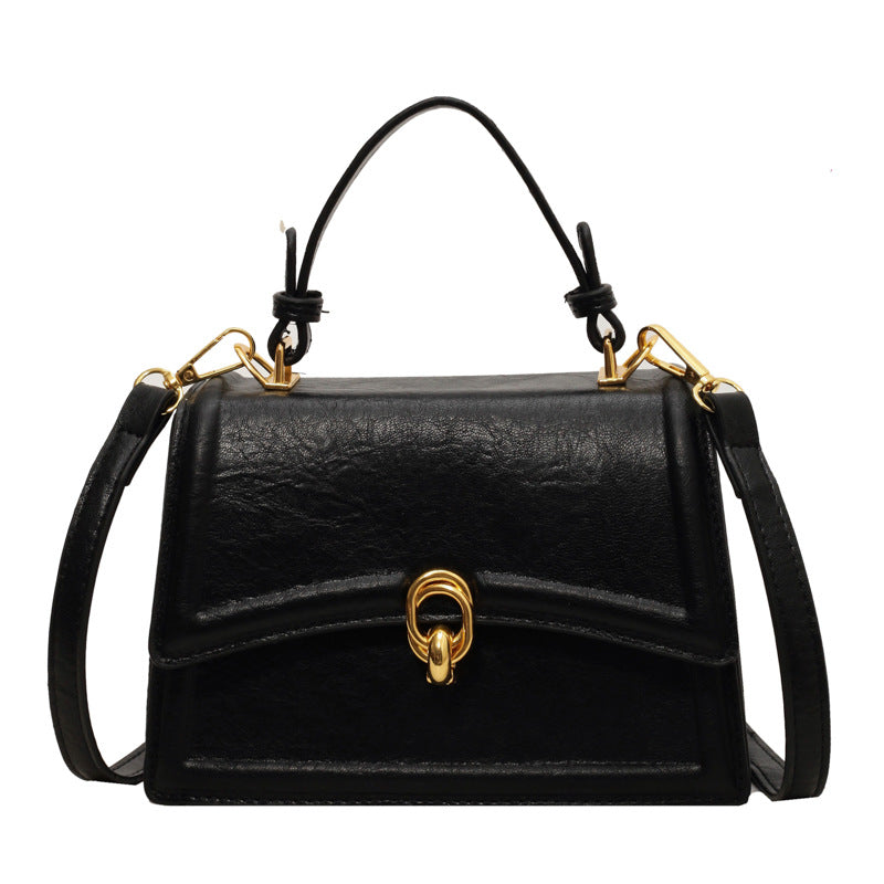 Mini sac carré beige épaule