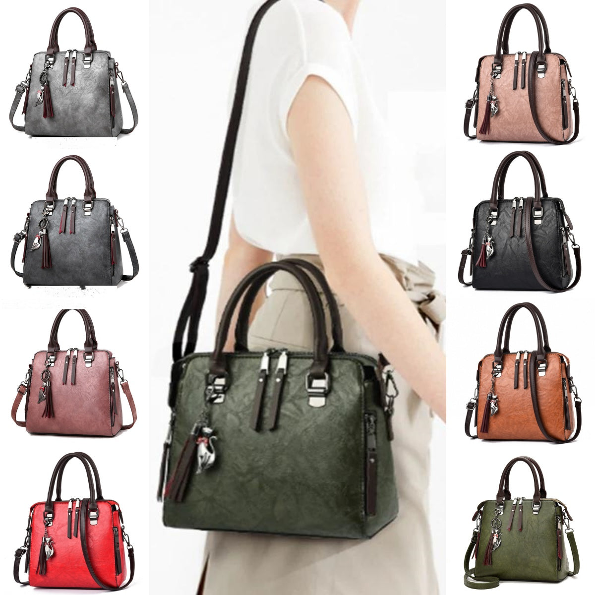 Sac vintage glands vue face