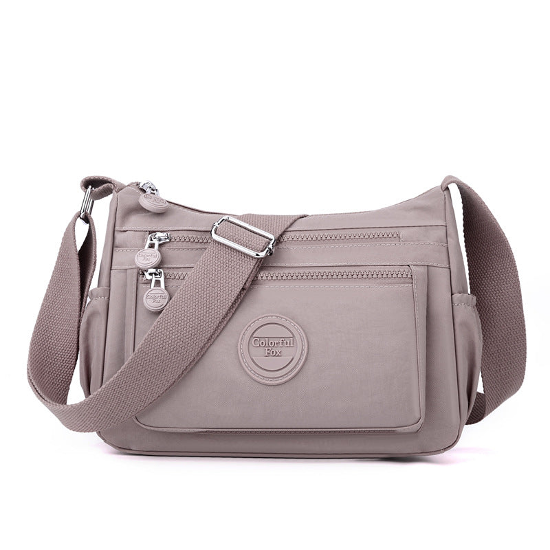 Una nylon gris prairie bleu-violet