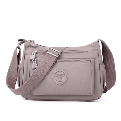 Una nylon gris prairie bleu-violet