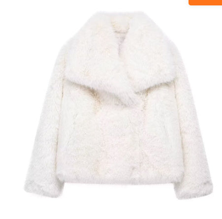 Manteau d'hiver en peluche pour femmes