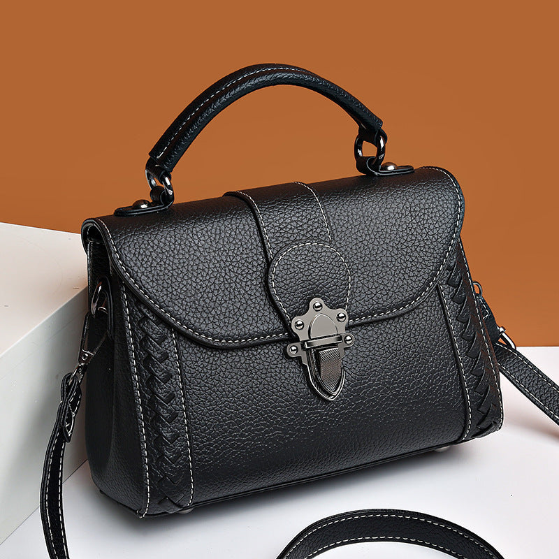 Sac à épaule rétro femme – cuir souple