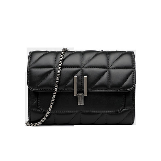 Sac chaîné losange beige glamour