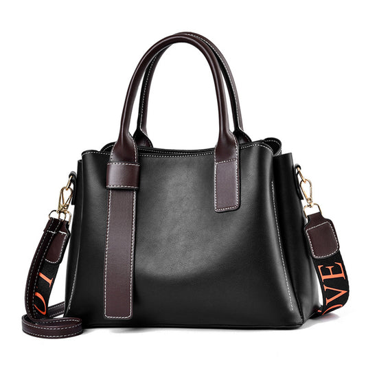 Sac à main femme cuir souple grande capacité multi-compartiments double portage épaule bandoulière