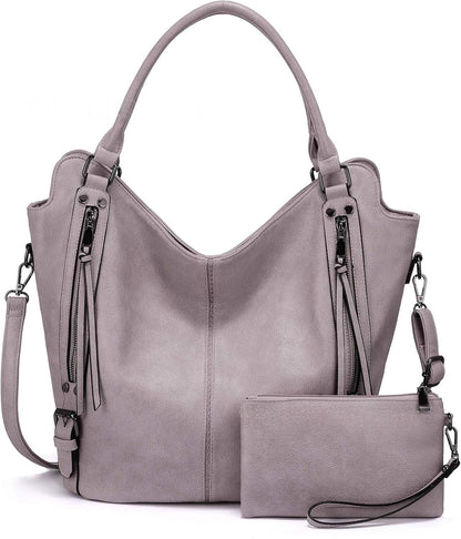 Tote bag souple cuir marron foncé