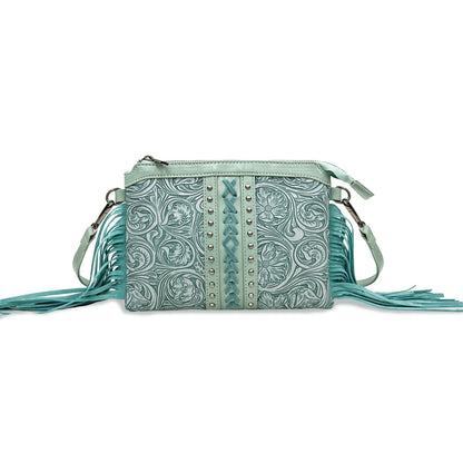 Sac crossbody bohémien vue face