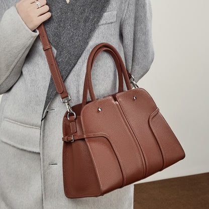 Sac cuir vachette poche glissière intérieure