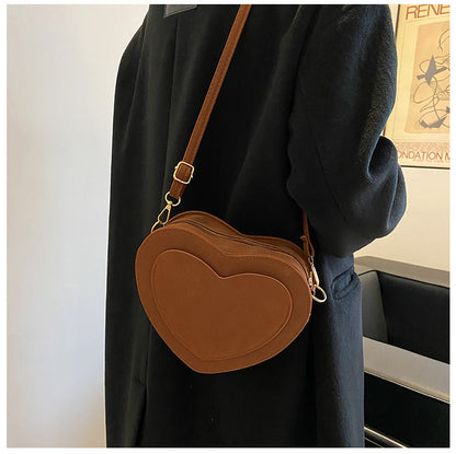 Sac en forme de cœur pour femme – Cuir PU tendance