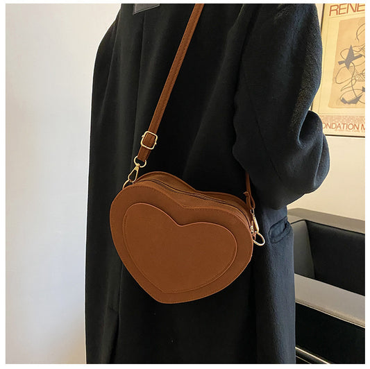 Sac en forme de cœur pour femme – Cuir PU tendance