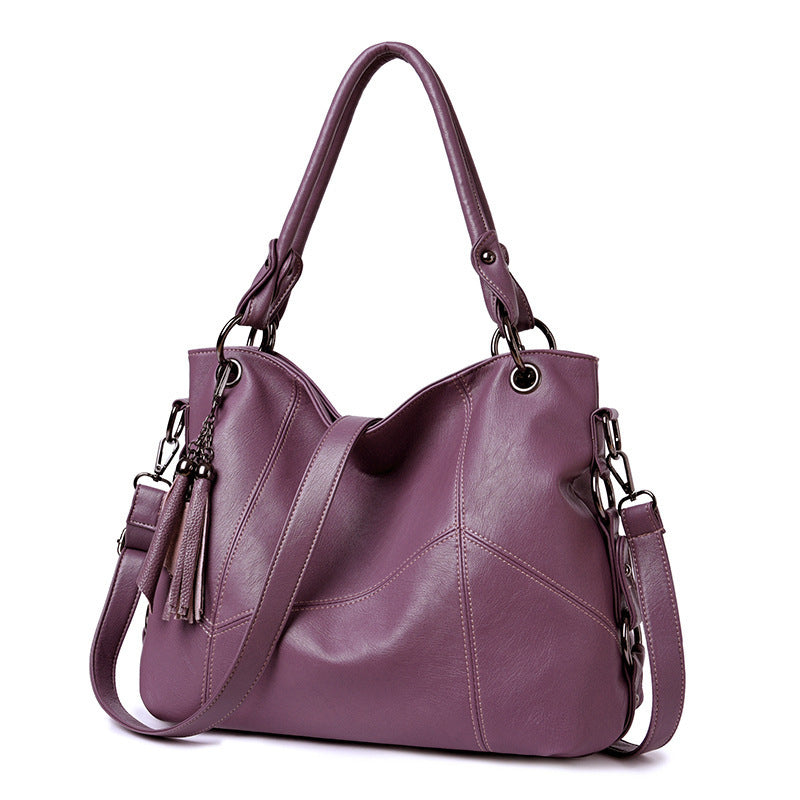 Sac à Main Bordeaux Femme Forme Seau