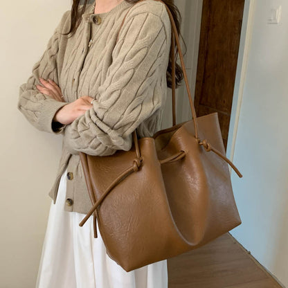 Tote bag commuter PU 3 coloris