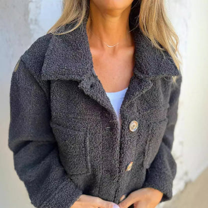 Rita manteau vert cropped