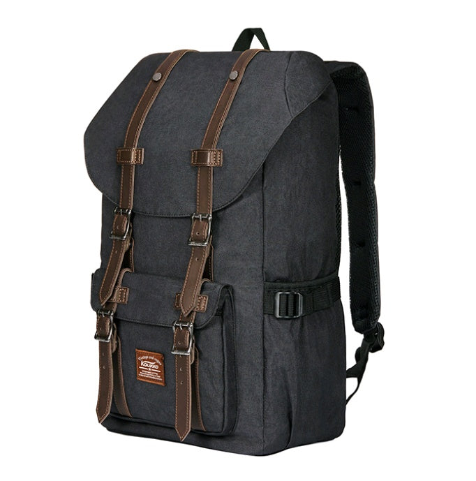 Poche extérieure à rabat sac voyage casual toile oxford, accès rapide objets quotidiens