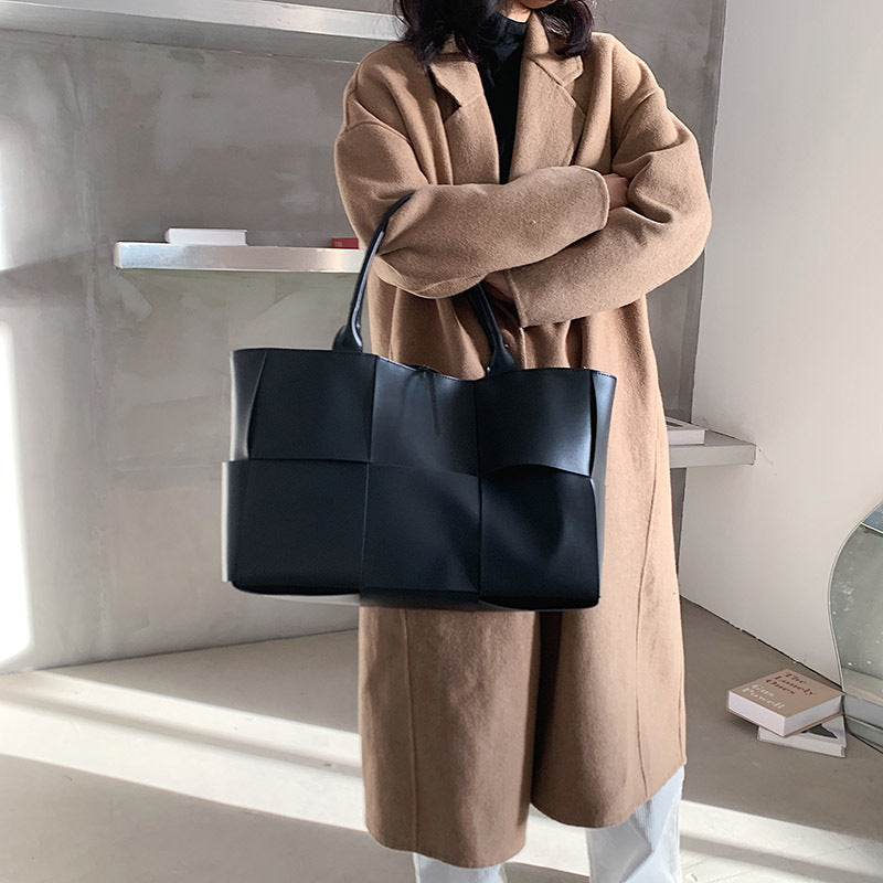 Tatiana tote marron texturé