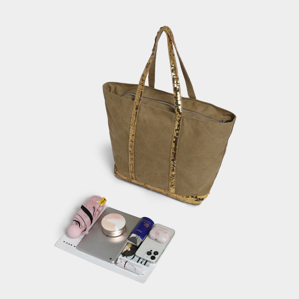 Jana tote gris urban minimaliste