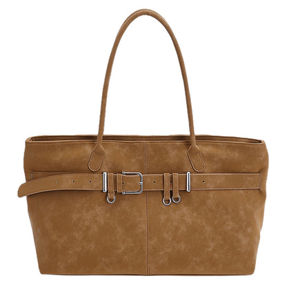 Sac épaule PU noir rétro Una Vogalia Paris