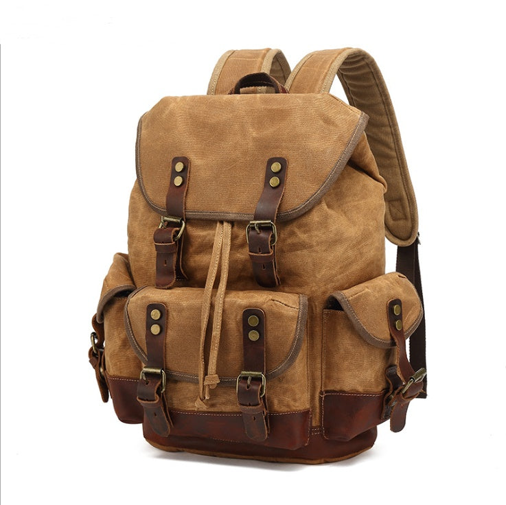 Sac dos canvas vert armée