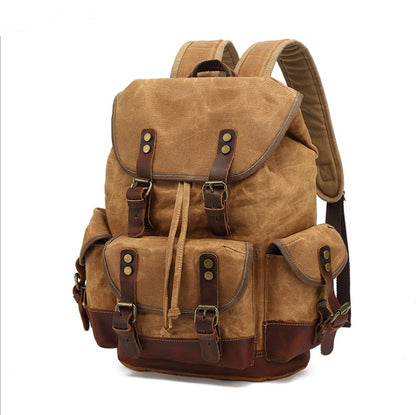 Sac dos canvas vert armée