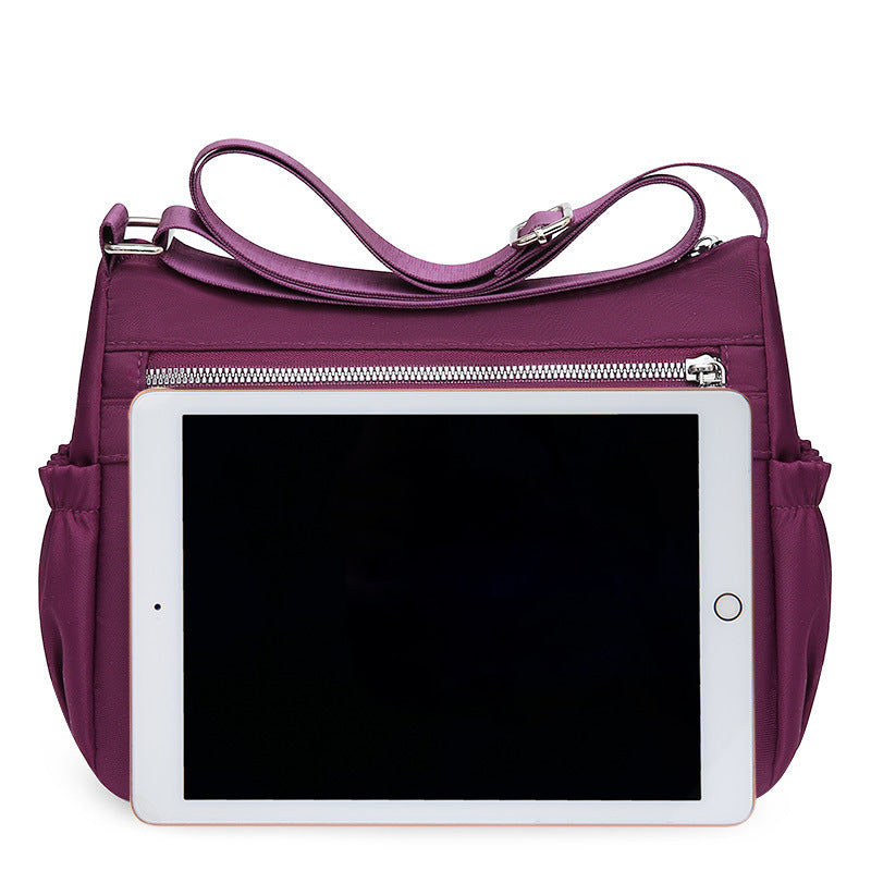 Tatiana tote violet foncé bordeaux