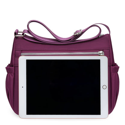 Tatiana tote violet foncé bordeaux