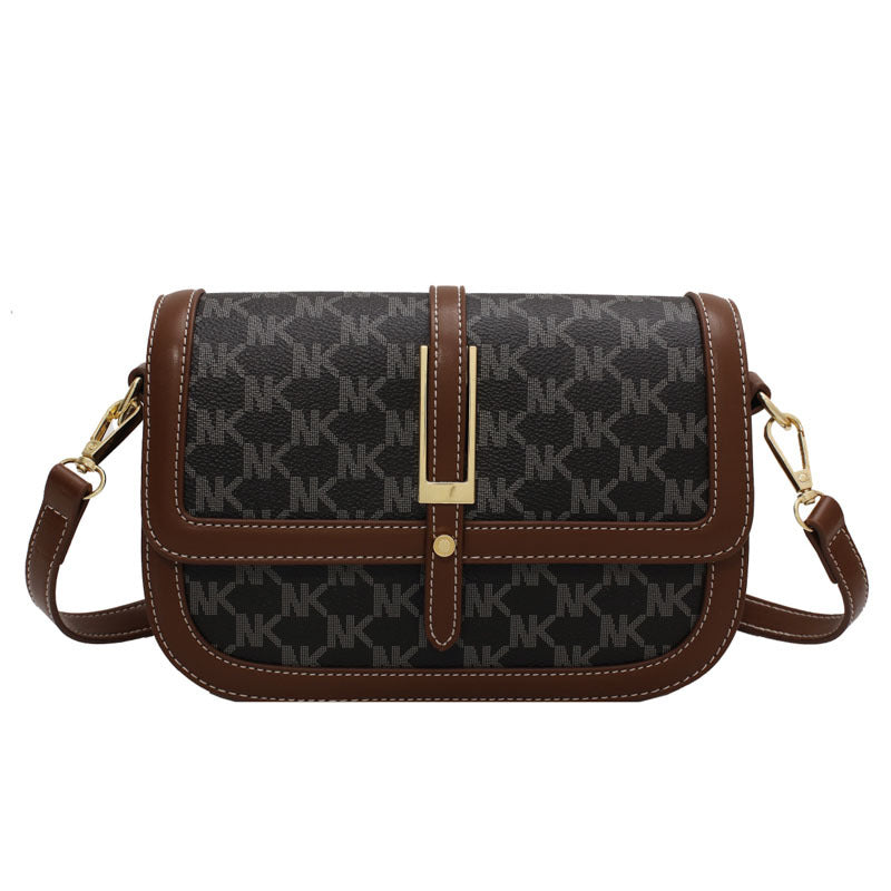 Sac messenger texturé beige