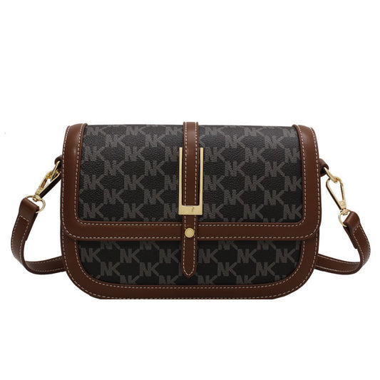 Sac messenger texturé beige