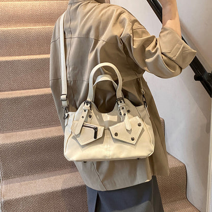 Sac messenger rétro vue face