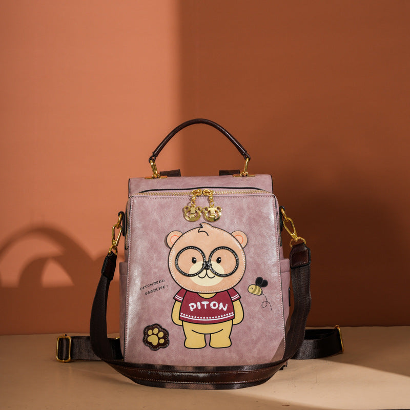 Sac ours sling vue face