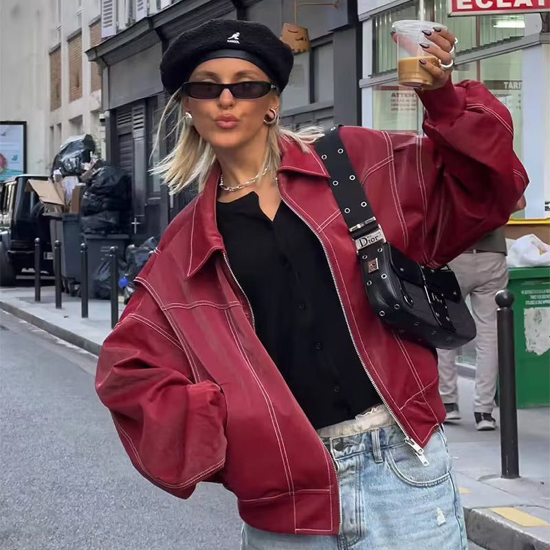 Veste en cuir motard : style et audace réunis - Vogalia
