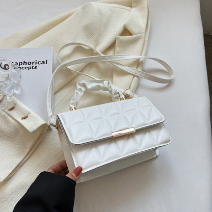 Sac bandoulière épaule PU rouge vue face