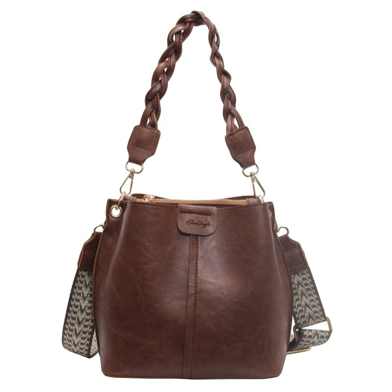 Tote bag grande capacité beige niche chic