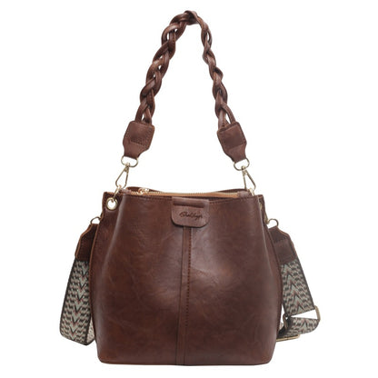 Tote bag grande capacité beige niche chic