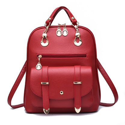 Sac à dos PU rouge rose