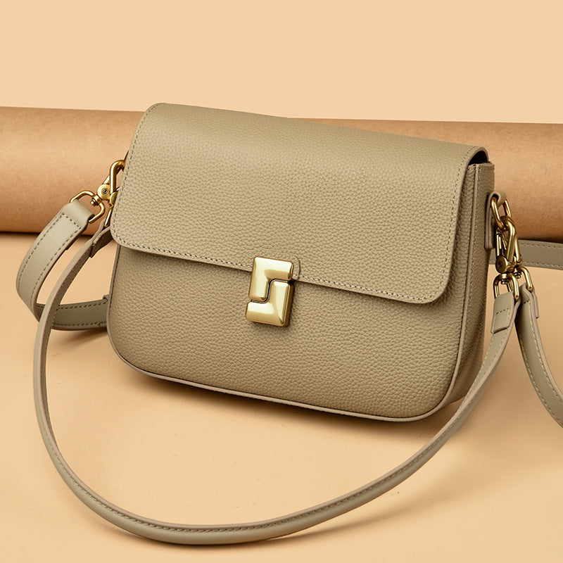 Sac messenger cuir vue profil