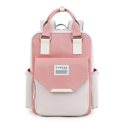 Sac donut rose carré vue face