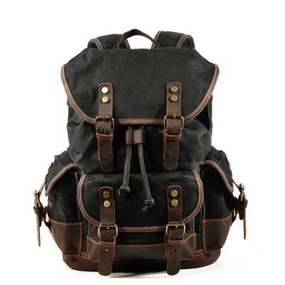 Sac dos canvas noir