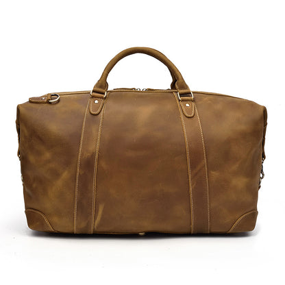 Sac de voyage en cuir Crazy Horse – Grande capacité, cuir premium