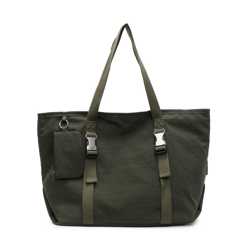 Tote grande capacité beige 46x30x22
