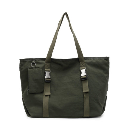 Tote grande capacité beige 46x30x22