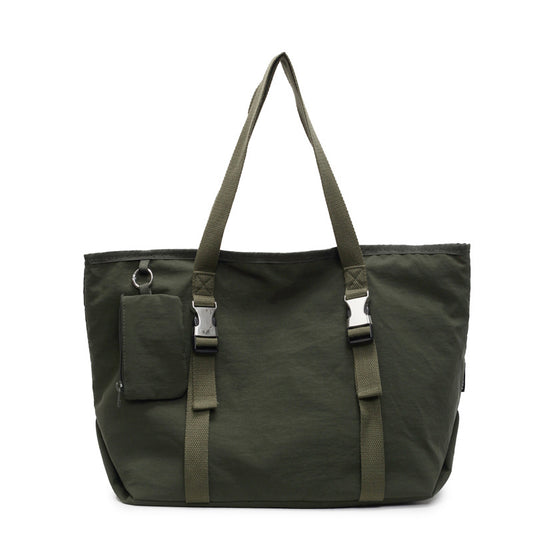 Tote grande capacité beige 46x30x22