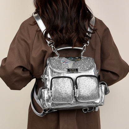 Sac multifonction bicolore vue profil