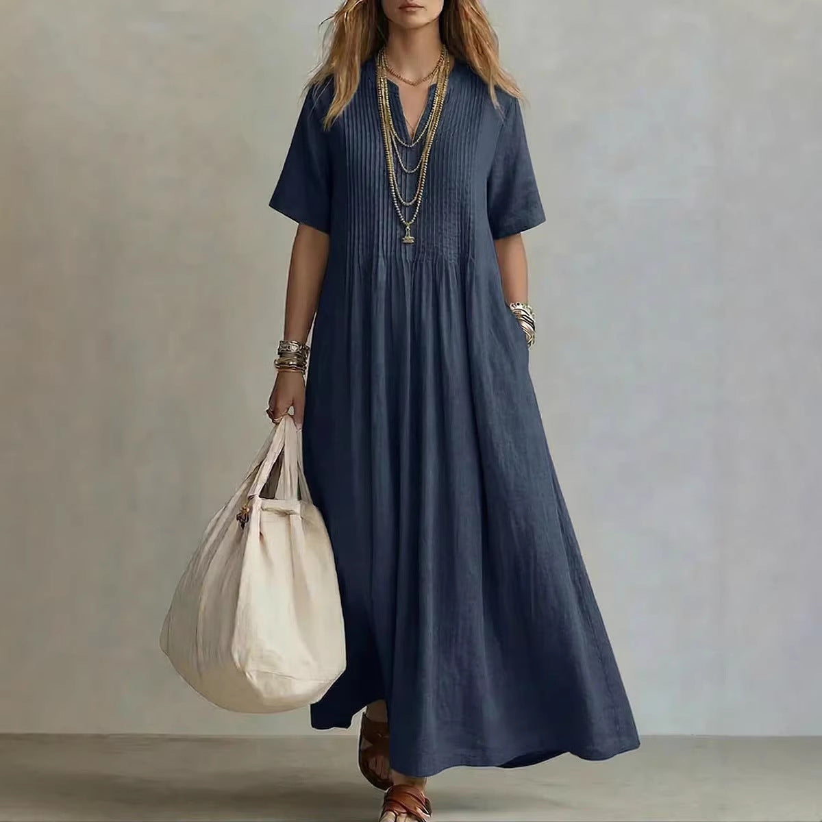 Katia robe vert clair casual