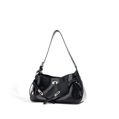 Sac crossbody marron fermeture verrou