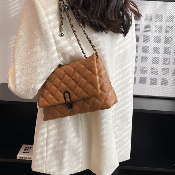 Sac à main femme PU texturé noir haut de gamme