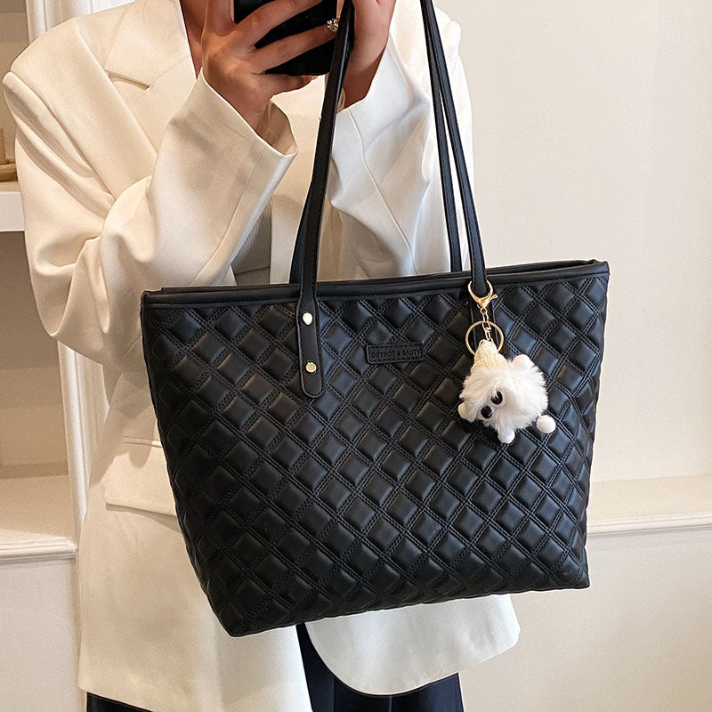 Sac commuter losange blanc