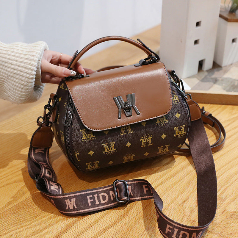 Sac messenger marron jaunâtre