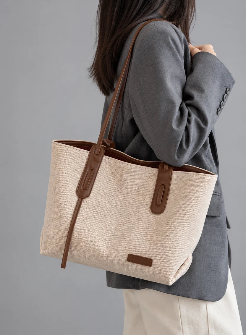 Sac a main beige  — Blanche