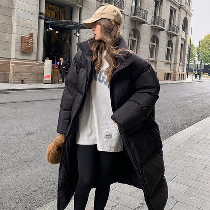 Veste d'hiver en duvet en coton mi-longueur manteau de pain épais assorti pour femmes - Vogalia