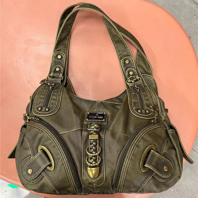 CityBag Women's Retro Handbag - Large Capacity 2025 