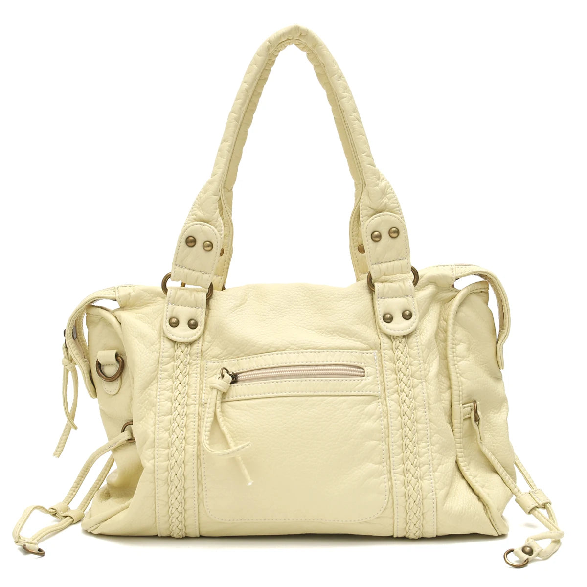 Vanessa tote camel beige 38x13x29cm